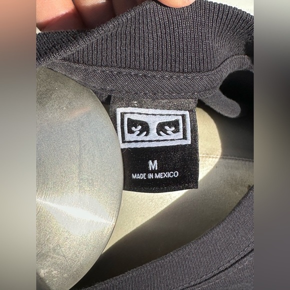 Obey — Lotus Black Long Sleeve T-shirt - Picture 3 of 3